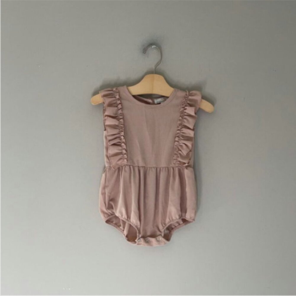 $12 ADD ON Bailey's Blossoms Romper 3T Jamie Kay dress ruffle butts‎ rufflebutts